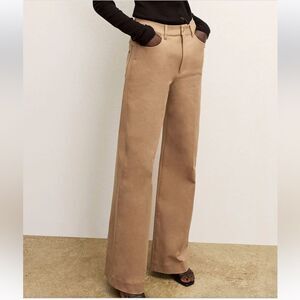 MM Lafleur Tan Wide Leg Jeans